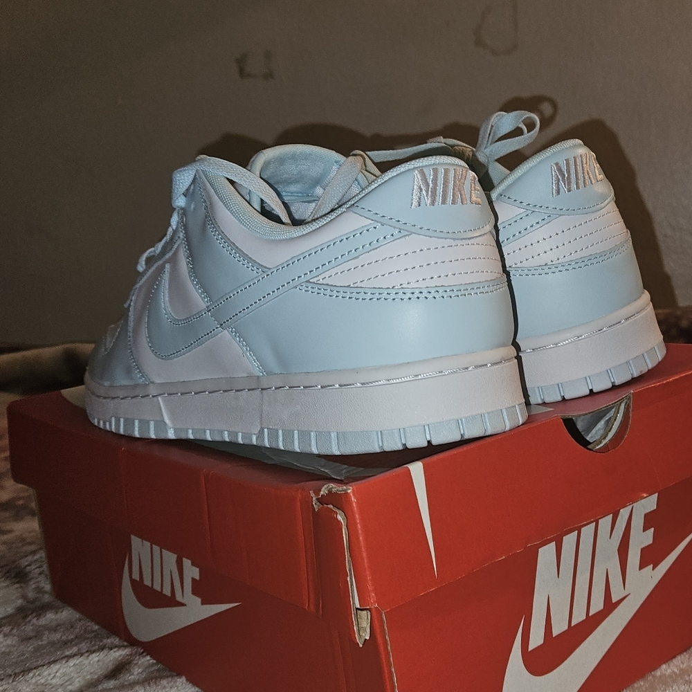 Nike Men's Sneakers - Light Blue and White - Picture 5 of 8
